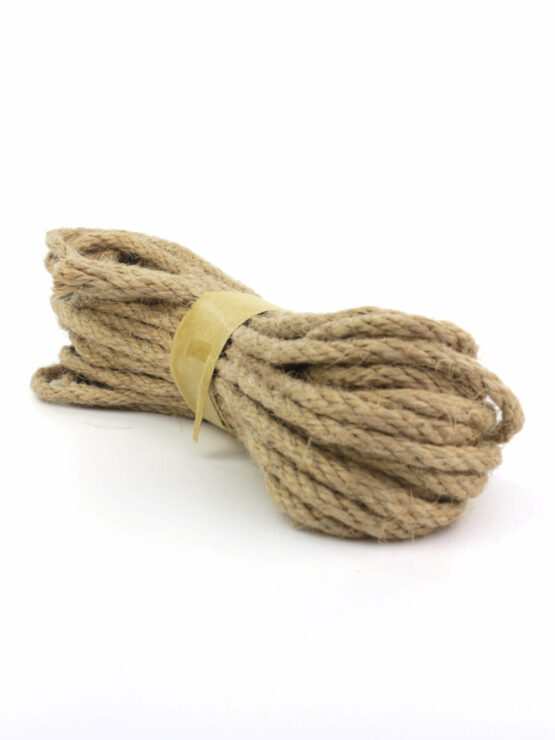 Jute-Seil, natur, 5 mm breit - andere-baender, jutebaender-und-jute-tischlaeufer, dekobaender, kordeln-andere-baender