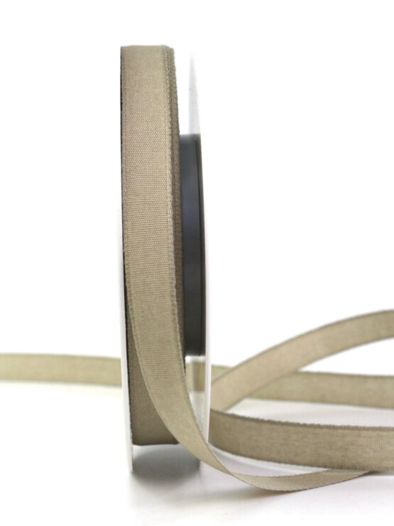 Ecocell Geschenkband (biologisch abbaubar), taupe, 10 mm breit, 25 m Rolle