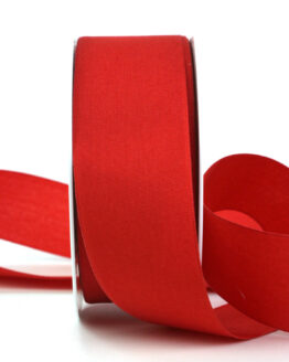 Ecocell Geschenkband (biologisch abbaubar), rot, 40 mm breit, 25 m Rolle