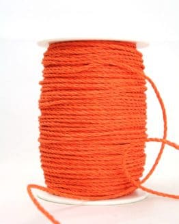 Bastkordel orange, 3 mm - zierkordeln