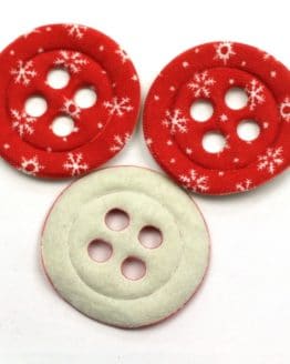 Dekoknöpfe Maxi, rot, 52 mm, 20 Stück - accessoires, geschenkanhaenger