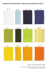 Farben 22030 Dekoband mit Drahtkante Basis_3 -