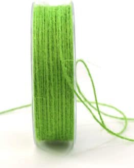 Jute-Kordel/Schnur, apfelgrün, 1,5 mm breit - zierkordeln