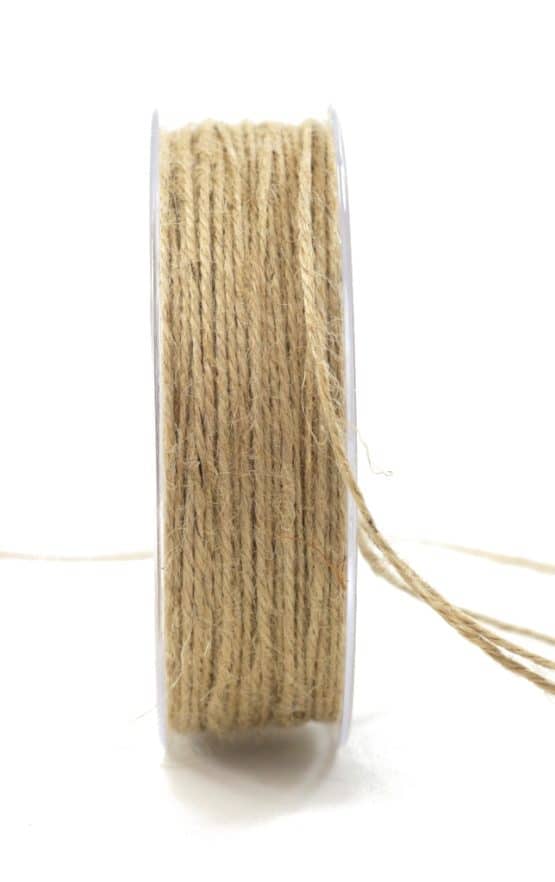 Jute-Kordel/Schnur, natur, 1,5 mm breit - zierkordeln