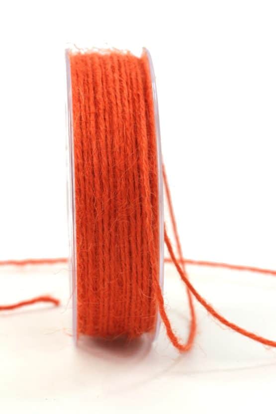 Jute-Kordel/Schnur, orange, 1,5 mm breit