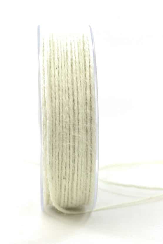 Jute-Kordel/Schnur, weiß, 1,5 mm breit - zierkordeln