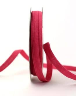 Leinenband pink, 10 mm - dekoband