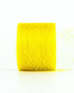 Netzband, gelb, 70 mm breit - outdoor-baender, netzband, geschenkband-einfarbig, dekoband