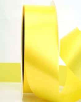 Wetterfestes Schleifenband gelb, 40 mm - polyband, outdoor-baender
