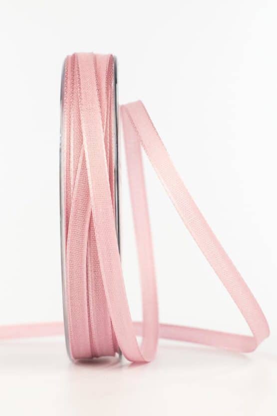 Taftband, rosa, 6 mm breit - hochzeit, taftband