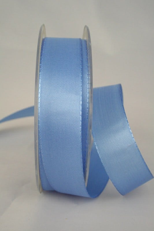 Dekoband Taftband, 25 mm breit, hellblau - taftband
