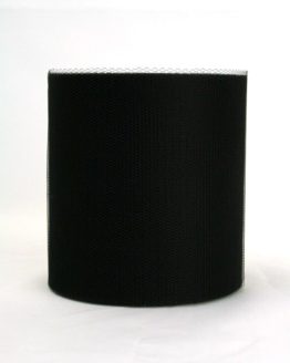 Tüll schwarz, 100 mm breit - tuellband, outdoor-baender